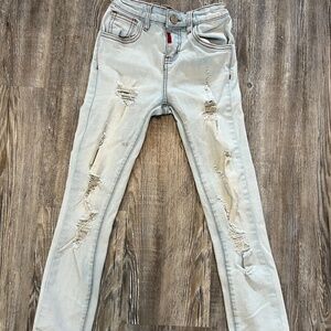 Light wash jeans